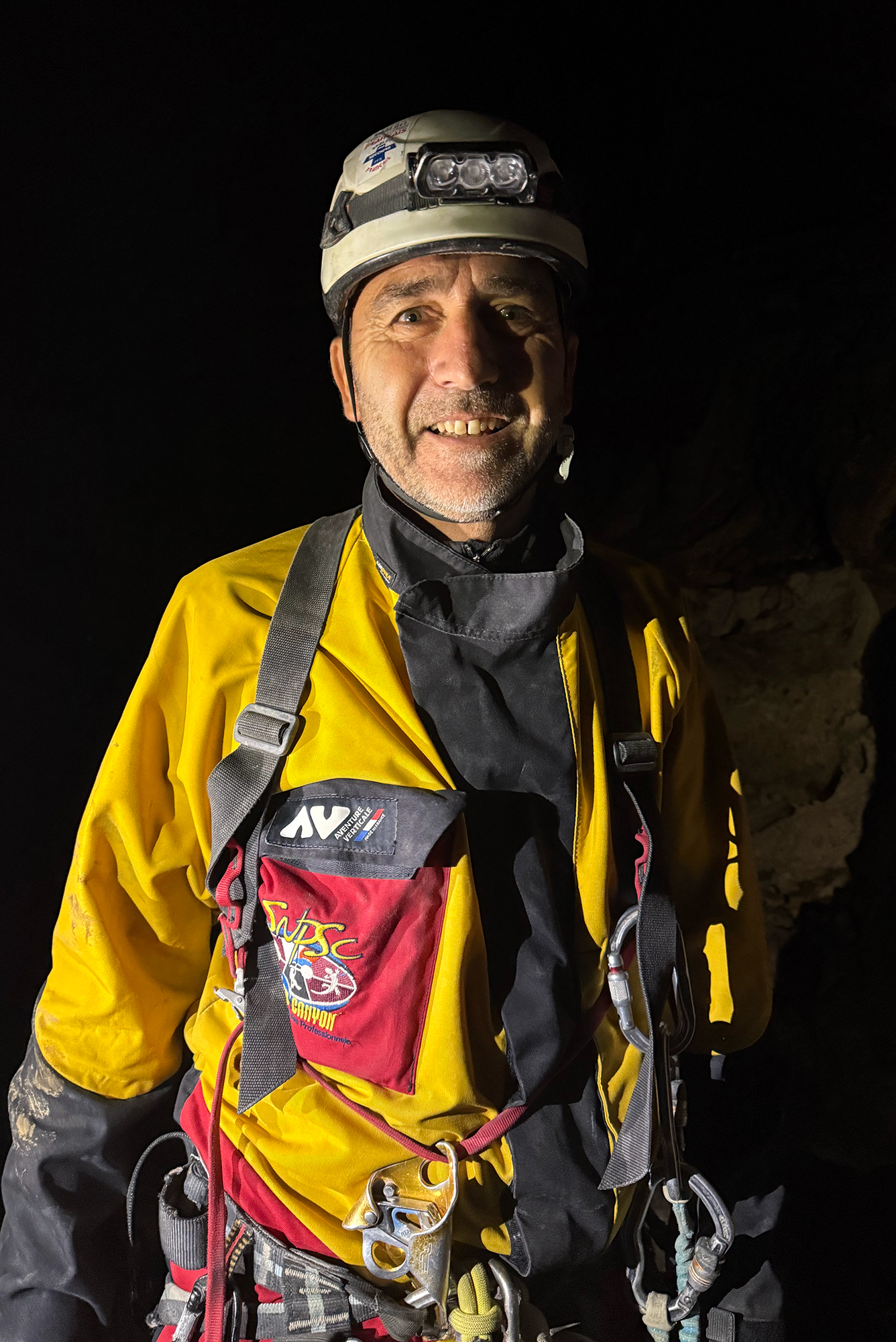 Marc, guide de spéléologie
