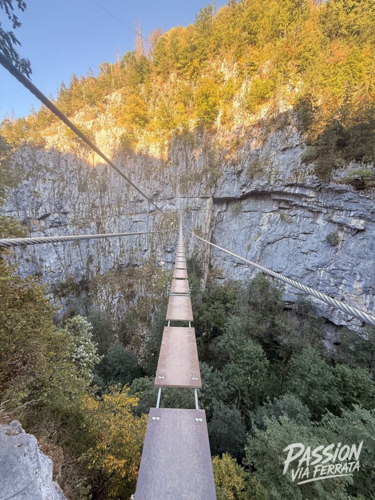 Photo de Via Ferrata de la Gorge du Cé – Mont Saxonnex