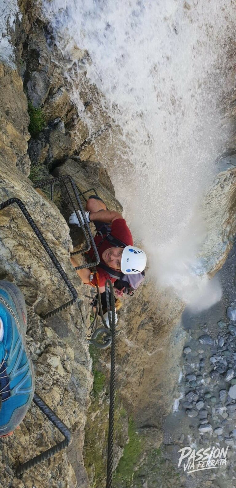 la cascade Saint-Benoît très rafraichissante...
a Aussois il y en a pour tout les gouts.
de quoi passer un week end sportif.