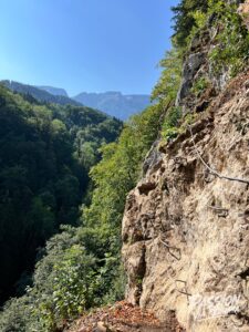 Photo de la sortie à Via Ferrata de la Gorge du Cé – Mont Saxonnex