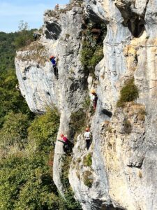 Photo de la sortie à Via Ferrata La Roche du Mont