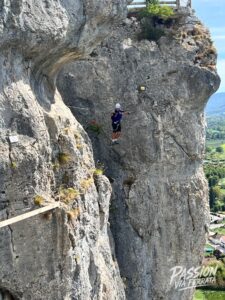 Photo de la sortie à Via Ferrata La Roche du Mont