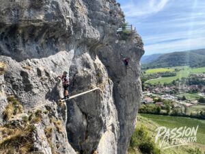 Photo de la sortie à Via Ferrata La Roche du Mont