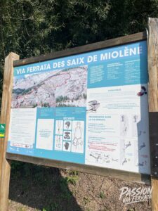Photo de la sortie à Via Ferrata Saix de Miolène