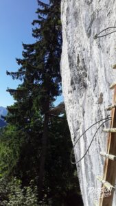 Photo de la sortie à Via Ferrata Plan Praz