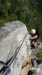 Photo de la sortie à Via ferrata du Cochet