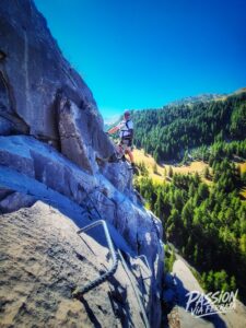Photo de la sortie à La Via Ferrata de La Rouanne