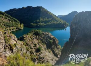 Photo de la sortie à Via Ferrata du Lac de Villefort – Castanet