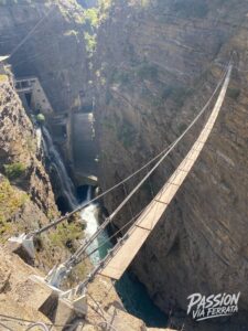 Photo de la sortie à Via Ferrata du Barrage du Sautet – Le Grand Frisson