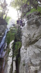 Photo de la sortie à Via Ferrata Cascade des Nants
