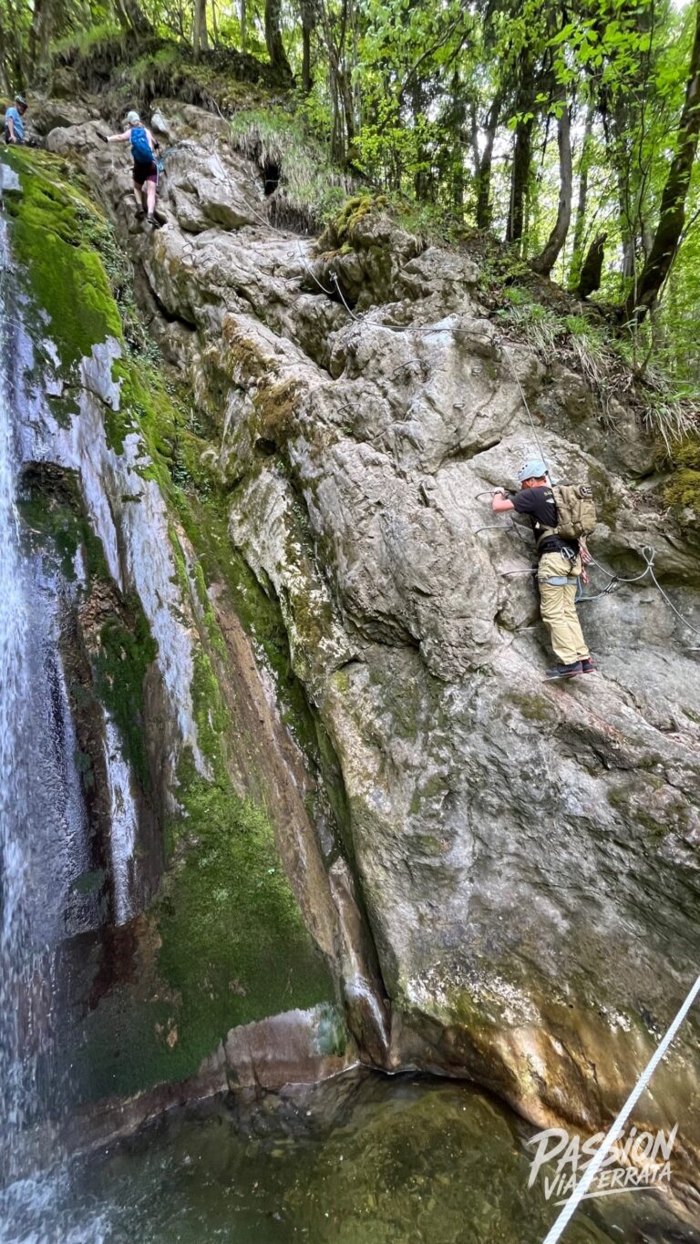 Photo de Via Ferrata Cascade des Nants