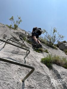 Photo de la sortie à Via Ferrata Saix de Miolène