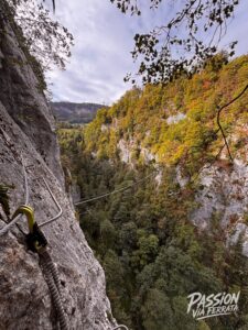 Photo de la sortie à Via Ferrata de la Gorge du Cé – Mont Saxonnex