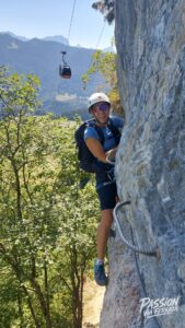 Photo de la sortie à Via Ferrata Plan Praz