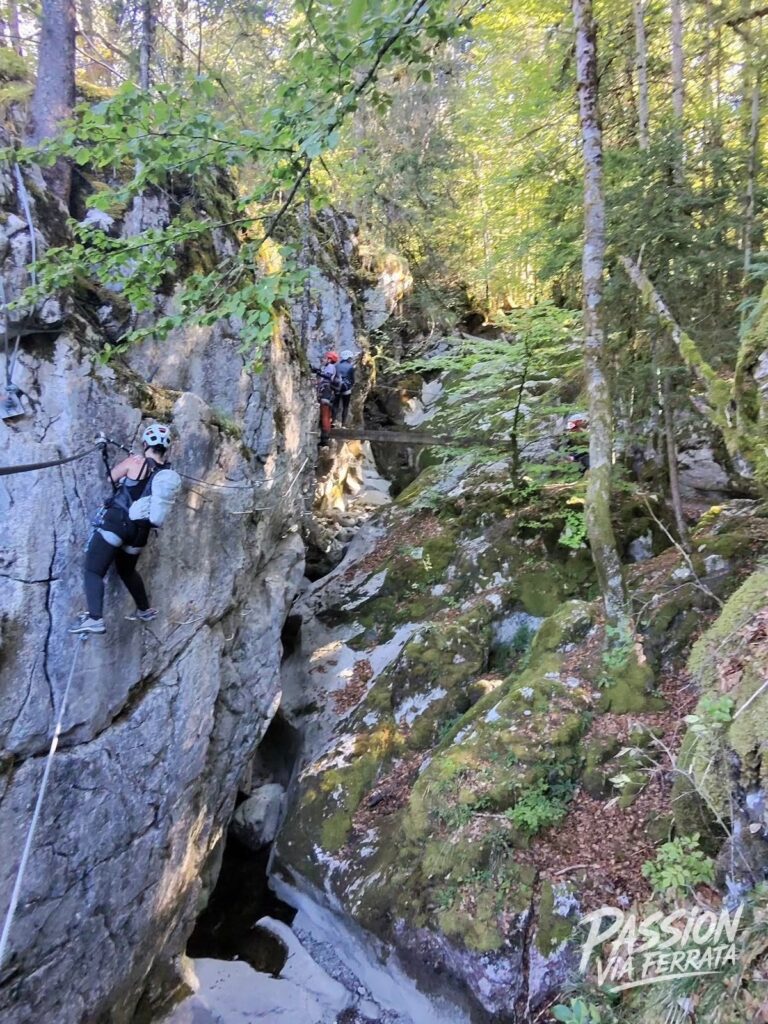 Photo de la sortie à Via Ferrata Cascade des Nants