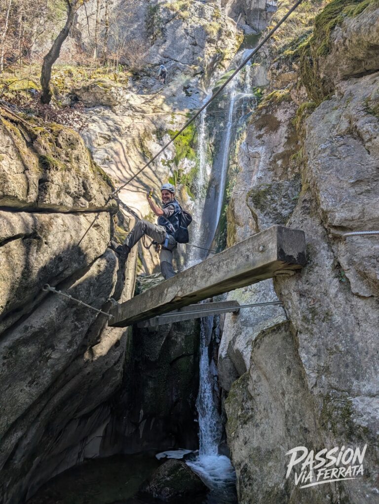 Photo de Via Ferrata Cascade des Nants