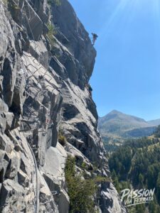 Photo de la sortie à La Via Ferrata de La Rouanne