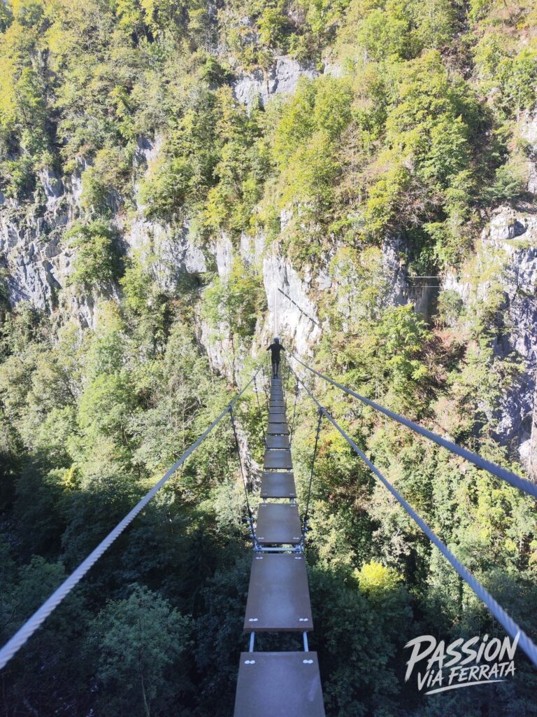 Photo de Via Ferrata de la Gorge du Cé – Mont Saxonnex