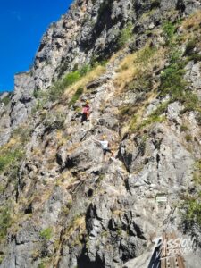 Photo de la sortie à Via Ferrata de Fort Queyras / Château Queyras