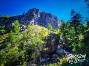 Photo de la sortie à La Via Ferrata de La Rouanne