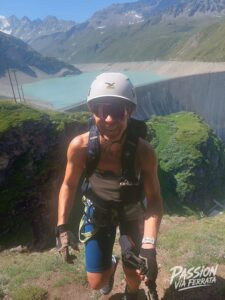 Photo de la sortie à Via Ferrata du Barrage de Moiry
