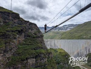 Photo de la sortie à Via Ferrata du Barrage de Moiry