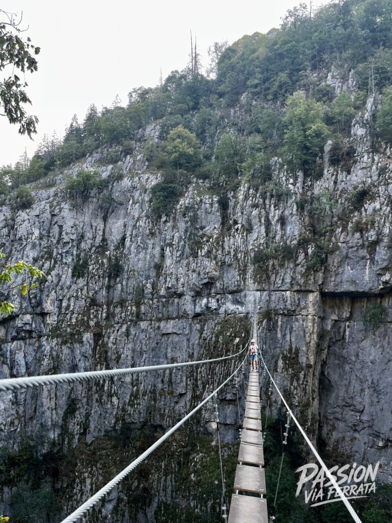 Photo de Via Ferrata de la Gorge du Cé – Mont Saxonnex