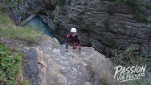 Photo de la sortie à Via Ferrata du Barrage du Sautet – Le Grand Frisson