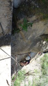 Photo de la sortie à Via Ferrata du Barrage du Sautet – Le Grand Frisson