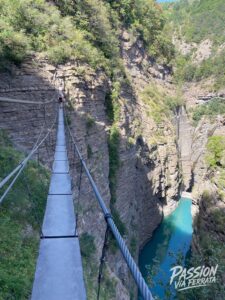 Photo de la sortie à Via Ferrata du Barrage du Sautet – Le Grand Frisson