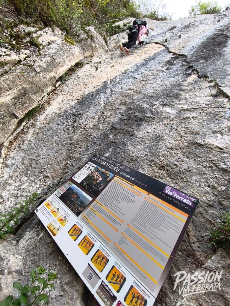 Photo de la sortie à Via Ferrata Rocher du Saint-Julien