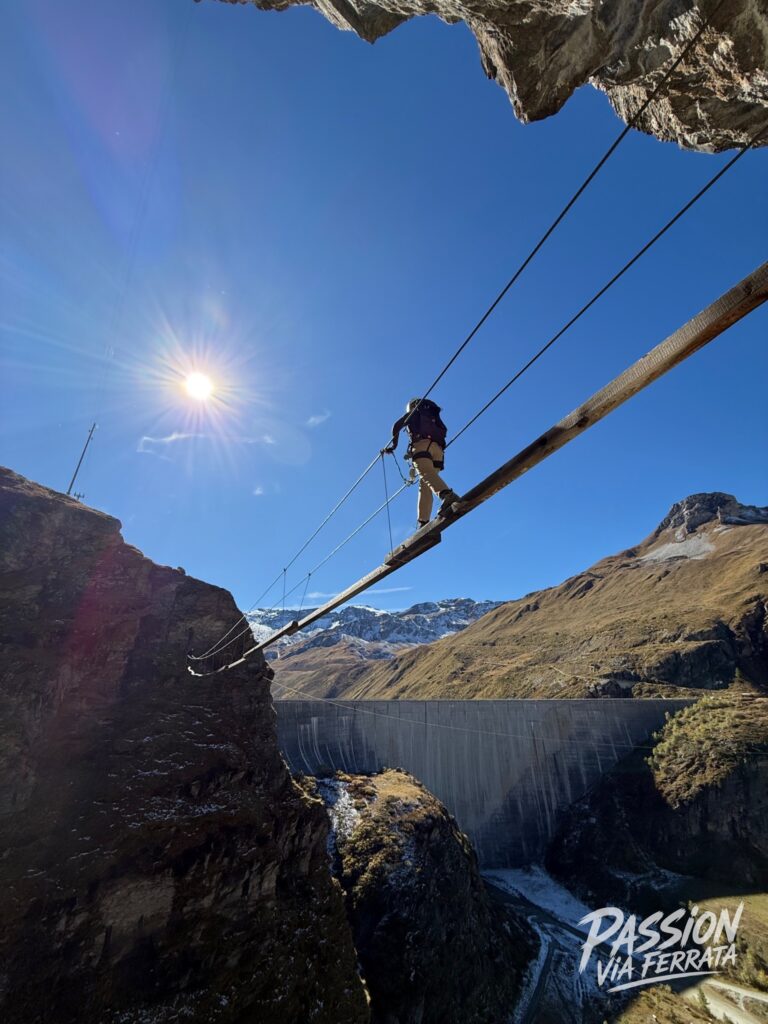 Photo de Via Ferrata du Barrage de Moiry