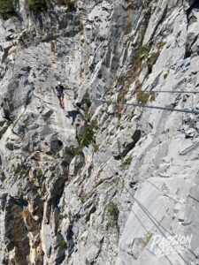 Photo de la sortie à La Via Ferrata de La Rouanne