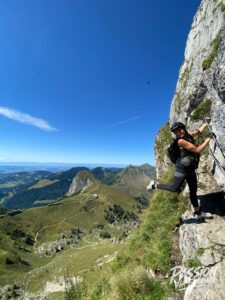 Photo de la sortie à Via Ferrata Les Rochers de Naye