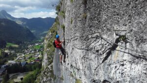 Photo de la sortie à Via Ferrata Saix de Miolène