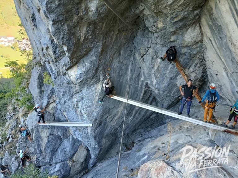 Photo de la sortie à Via Ferrata La Grotte de Cristal