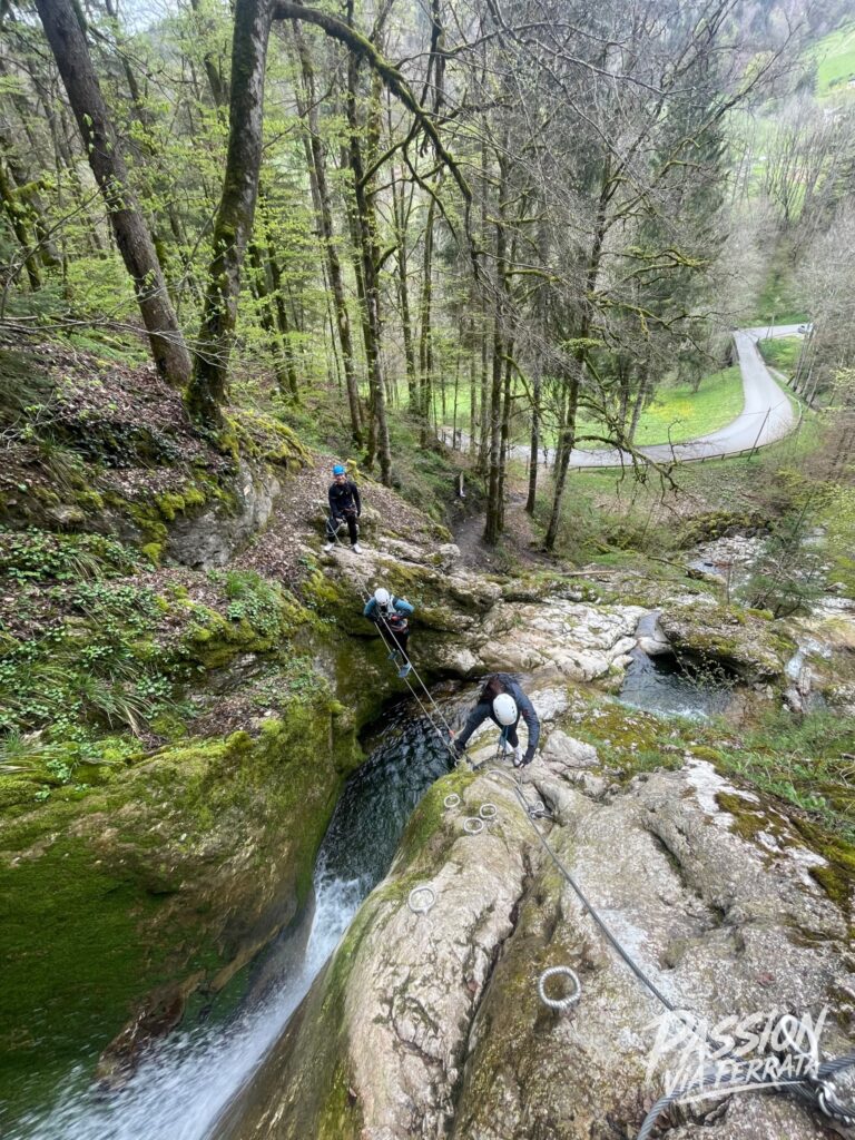 Photo de Via Ferrata Cascade des Nants