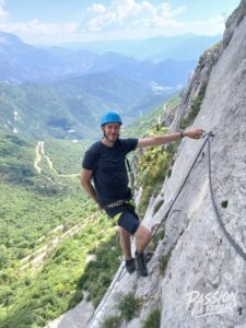 Photo de la sortie à Via Ferrata de Chironne au Col du Rousset