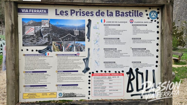 Photo de Via Ferrata Les Prises de la Bastille