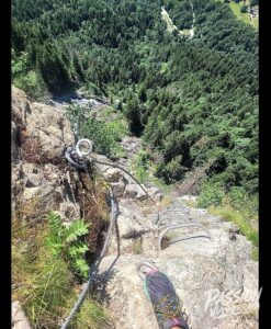 Photo de la sortie à Via Ferrata Cascade de la Fare